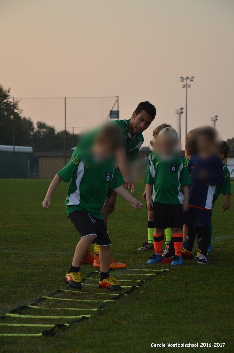 1op1 oefening met een kleine groep spelers